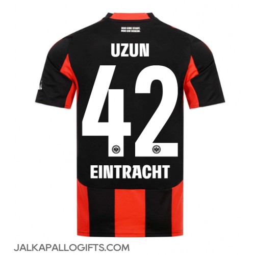 Eintracht Frankfurt Can Uzun #42 Kotipaita 2025-26 Lyhythihainen Eintracht Frankfurt Can Uzun #42 Kotipaita 2025-26 Lyhythihainen